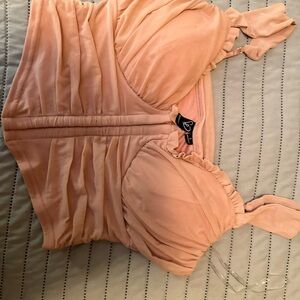 Windsor Peach Crop Top